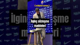 FUTBOLCULARIN İLGİNÇ SÖZLEŞME MADDELERİ shorts futbol [upl. by Teddy132]