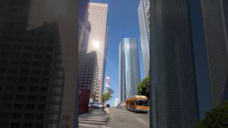 Los Angeles California Grand Ave amp Hope St shorts city view cool beautiful california usa [upl. by Diantha]