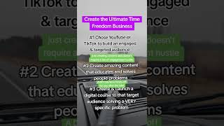 If you want time freedom start TODAY businesscoach onlinebusiness makemoneyonline [upl. by Templia]