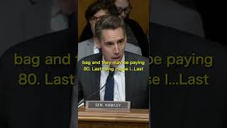 Sen Hawley REVEALS A Dirty Little Secret Airline Companies Have Been Keeping From You Far Too Long [upl. by Trask]