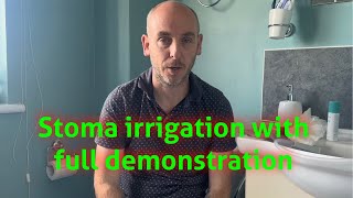 Stoma irrigation with full demonstration [upl. by Hennessey]