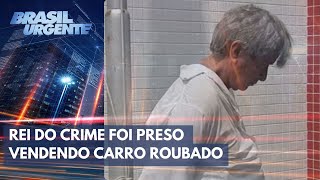 Rei do Crime homem com 77 passagens volta para cadeia  Brasil Urgente [upl. by Ahsekram]