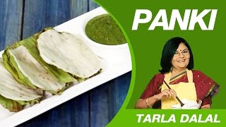 Rice Panki Receipe by Tarla Dalal  Yummy Gujarati Starters  Vegetarian [upl. by Buhler353]