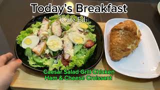 Caesar Salad amp Croissant caesarsalad croissant [upl. by Gnas340]