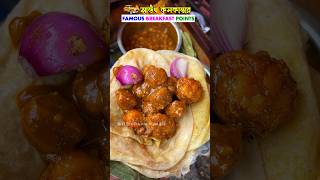 Famous Breakfast Points in South Kolkata minivlog streetfood foodie [upl. by Aniretac]