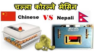 Chinese Incubator vs Nepali Incubator  Abiram AgroTech 977 9801041587 [upl. by Encratis]