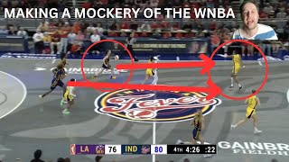 CAITLIN CLARK is making an absolute mockery of the WNBA [upl. by Aicirtac]