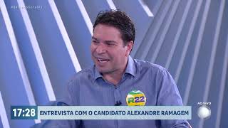 Assista à sabatina com Alexandre Ramagem PL candidato à Prefeitura do Rio de Janeiro [upl. by Eal342]