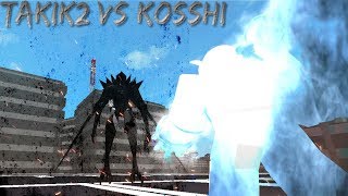 TAKIK2 VS KOSSHI  RoGhoul  Roblox  Rintokata [upl. by Nade]