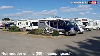 NOIRMOUTIER EN LILE 85  Aire Camping Cars en Vendée [upl. by Suh650]