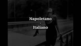 Pino Daniele  Quanno chiove Lyrics NapoletanoItaliano [upl. by Kulsrud]