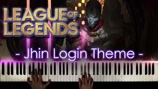 🍍Jhin Login Theme  League of Legends  Piano Cover🥥 [upl. by Annaihs]