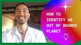 How to identify an Out of Bounds Planet Astrology Lesson in Declination [upl. by Aklim]