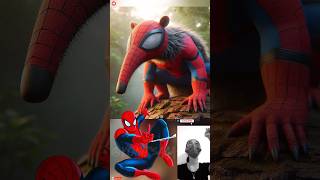 Superheroes but anteater 💥 Avengers vs DC  All Marvel characters avengers shorts marvel [upl. by Guibert]