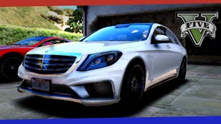 ►GTA 5  Mercedes Benz S65 AMG W222 Car MOD Showcase  1080p 60fps [upl. by Ainaznat172]