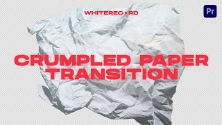 Crumpled Paper Transitions [upl. by Appel]