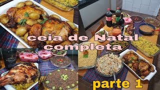 CEIA DE NATALCOMO TEMPERAR PERNIL E FRANGO SOBREMESA BOM BOM DE TRAVESSA SALPICÃO FAROFA ARROZ [upl. by Nniuq]