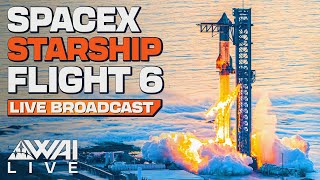 REPLAY SpaceX Starship Flight 6 from Starbase TX [upl. by Thorny]