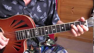 Fingerpicking Blues Lesson  Bo Carter  Some Day  TAB avl [upl. by Ahsiloc]