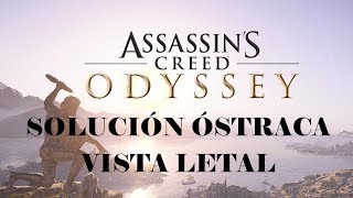 Assassins Creed Odyssey  Solución Ostraca Vista letal Atica [upl. by Newol304]