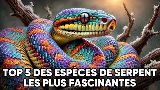 Top 5 des espèces de serpent les plus fascinantes😳🐍 serpent top5 [upl. by Ocin]