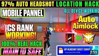 New mobile panel 100 auto aimlock laser light location Main id safe Mayankconfig [upl. by Leamsi578]