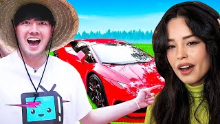 Valkyrae Reacts to OFFLINETV LAST TO LEAVE THE LAMBO WINS A CIRCLE [upl. by Suzanne]