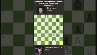 Ian Nepomniachtchi vs Ding Liren  Grand Chess Tour  Sinquefield Cup 2024  Round 5 chess fide [upl. by Nodnart]