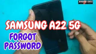 SAMSUNG A22 5G HARD RESET  FORGOT PASSWORD RESET  SCREEN UNLOCK [upl. by Hannasus]