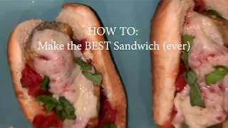 How To Make Joey Tribbianis Favorite Sandwich  The Meatball Sub [upl. by Polivy]