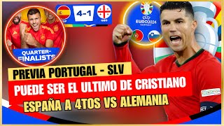 🚨 PUEDE SER el ULTIMO PARTIDO de CRISTIANO con PORTUGAL MAÑANA o ROMPERA RECORDS 🥇 ESPAÑA a 4tos 🚀 [upl. by Nylhsa]