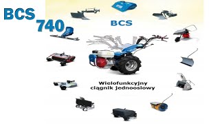 BCS 740 cięgnik jednoosiowy do wszystkiego recenzja [upl. by Burbank]