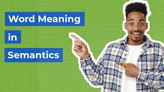 Word Meaning in Semantics  Types  Examples [upl. by Nylsej]