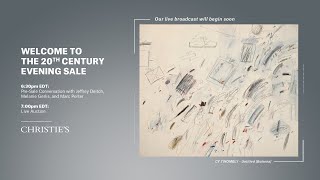 Live Stream  20th Century Art Evening Sale  Christies [upl. by Dabbs299]