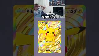 La carte la plus RARE du jeu en 2 fois 😱 pokemon pokemoncards viralshort lucky subscribe fyp [upl. by Noyahs]