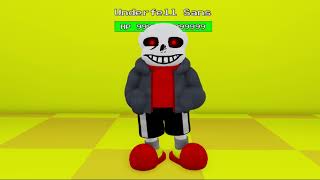 Underfell Sans Theme ROBLOX Undertale The Final Universe [upl. by Enihpled]