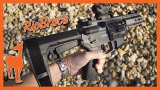 CMMG RipBrace Quick Light Comfortable AR 15 Pistol Brace [upl. by Ettezel]