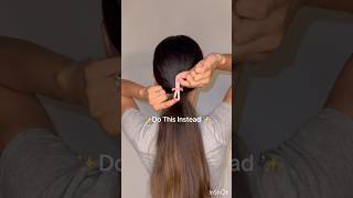 Try this hack tomorrow ✨😍 hair hairstyle shorts longhair haircare [upl. by Honorine]