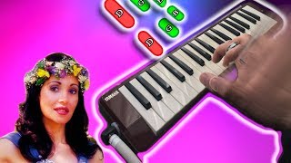 Gilda  No me Arrepiento de este Amor 🎹 MELODICA CUMBIA tutorial melodica♣chan [upl. by Nahtnoj]