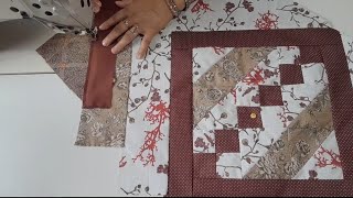 DIY Tapete com retalhos muito fácil 🔥passo a passo [upl. by Akiemahs481]