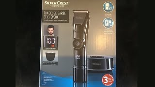 Test tondeuse barbe et cheveux Silvercrest LIDL  Unboxing 24 novembre 2022 [upl. by Xyno643]