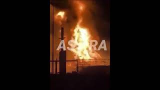 Ukrainian Drones Hit Oil Depots in Pavlovskaya and Leningradskaya Krasnodar Russia [upl. by Nathaniel]