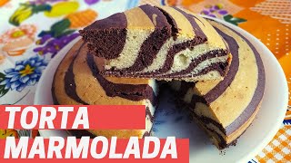 torta marmolada cebra [upl. by Aneetak]