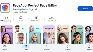 How To Install FaceApp Perfect Face Editor Apps  How To Download FaceApp Perfect Face Editor Apps [upl. by Halette]