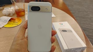 Google Pixel8a  The First Ai amp Tensor G3 Chip Powered Phone Quick Hands On Video [upl. by Tak]