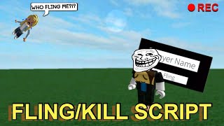 FE FlingKill Script R6R15 NO TOOL NEEDED Pastebin [upl. by Eseerahs]