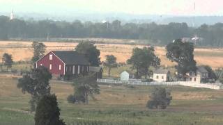 View of Cemetery Ridge from Longstreets Tower Gettysburg PA [upl. by Anirdua]