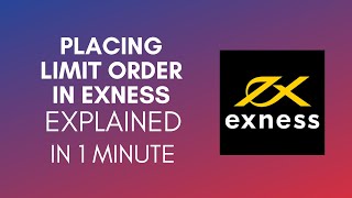 How To Place Limit Order In Exness 2024 [upl. by Anglo645]