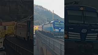 EC mit Vectron nach Praha hln in Königstein [upl. by Yessak]