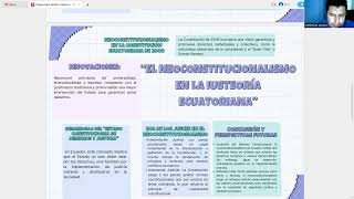 El Neoconstitucionalismo en La Iusteoría ecuatoriana [upl. by Akinahs]